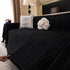 Solid Color Chenille Sofa Cover Blanket Furniture Covers for Sofas and Loveseats