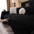 Solid Color Chenille Sofa Cover Blanket Furniture Covers for Sofas and Loveseats