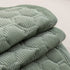 Geometric Quilted Corduroy Couch Topper, Non-Slip Padded Sofa Protector Cover for Pets