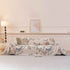 Farmhouse Chenille Sofa Throw Cover, Botanical Bird & Floral Jacquard Couch Protector