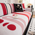 Modern Geometric Sofa Cover - Thick Woven, Pet Friendly, Stylish Couch Protector
