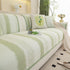 Striped Non-Slip Cooling Couch Cover, Summer Couch Pads for Seat Back Armrest