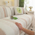 Striped Non-Slip Cooling Couch Cover, Summer Couch Pads for Seat Back Armrest