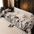 Modern Abstract Floral Sofa Throw Blanket, Decor Furniture Protector for Living Room