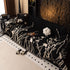 Modern Abstract Floral Sofa Throw Blanket, Decor Furniture Protector for Living Room