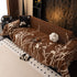 Modern Abstract Floral Sofa Throw Blanket, Decor Furniture Protector for Living Room