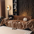 Modern Abstract Floral Sofa Throw Blanket, Decor Furniture Protector for Living Room