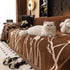 Modern Abstract Floral Sofa Throw Blanket, Decor Furniture Protector for Living Room