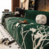 Modern Abstract Floral Sofa Throw Blanket, Decor Furniture Protector for Living Room