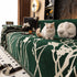 Modern Abstract Floral Sofa Throw Blanket, Decor Furniture Protector for Living Room