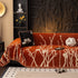 Modern Abstract Floral Sofa Throw Blanket, Decor Furniture Protector for Living Room