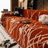 Modern Abstract Floral Sofa Throw Blanket, Decor Furniture Protector for Living Room
