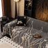 Modern Abstract Floral Sofa Throw Blanket, Decor Furniture Protector for Living Room