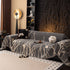 Modern Abstract Floral Sofa Throw Blanket, Decor Furniture Protector for Living Room