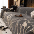 Modern Abstract Floral Sofa Throw Blanket, Decor Furniture Protector for Living Room