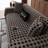 Jacquard Fleece Houndstooth Warm Cozy Couch Cover Blanket Decorative Throws for Sofas