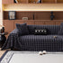 Jacquard Fleece Houndstooth Warm Cozy Couch Cover Blanket Decorative Throws for Sofas