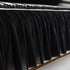 Leaf Stripe Sofa Cover with Black Sheer Skirt, Boho Soft Couch Slipcover for Pets