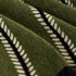 Leaf Stripe Sofa Cover with Black Sheer Skirt, Boho Soft Couch Slipcover for Pets