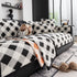 Non-Slip Chenille Sofa Slipcover Modern Geometric Sofa Protector Fits Most Sofas