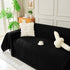 Solid Color Chenille Sofa Throw Blanket, Soft & Plush Decorative Couch Throw Cover