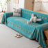 Bohemian Geometric Sofa Throw Cover, Cozy & Protective Ethnic-Inspired Couch Cover - TaroTextile