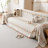 Bohemian Geometric Sofa Throw Cover, Cozy & Protective Ethnic-Inspired Couch Cover - TaroTextile
