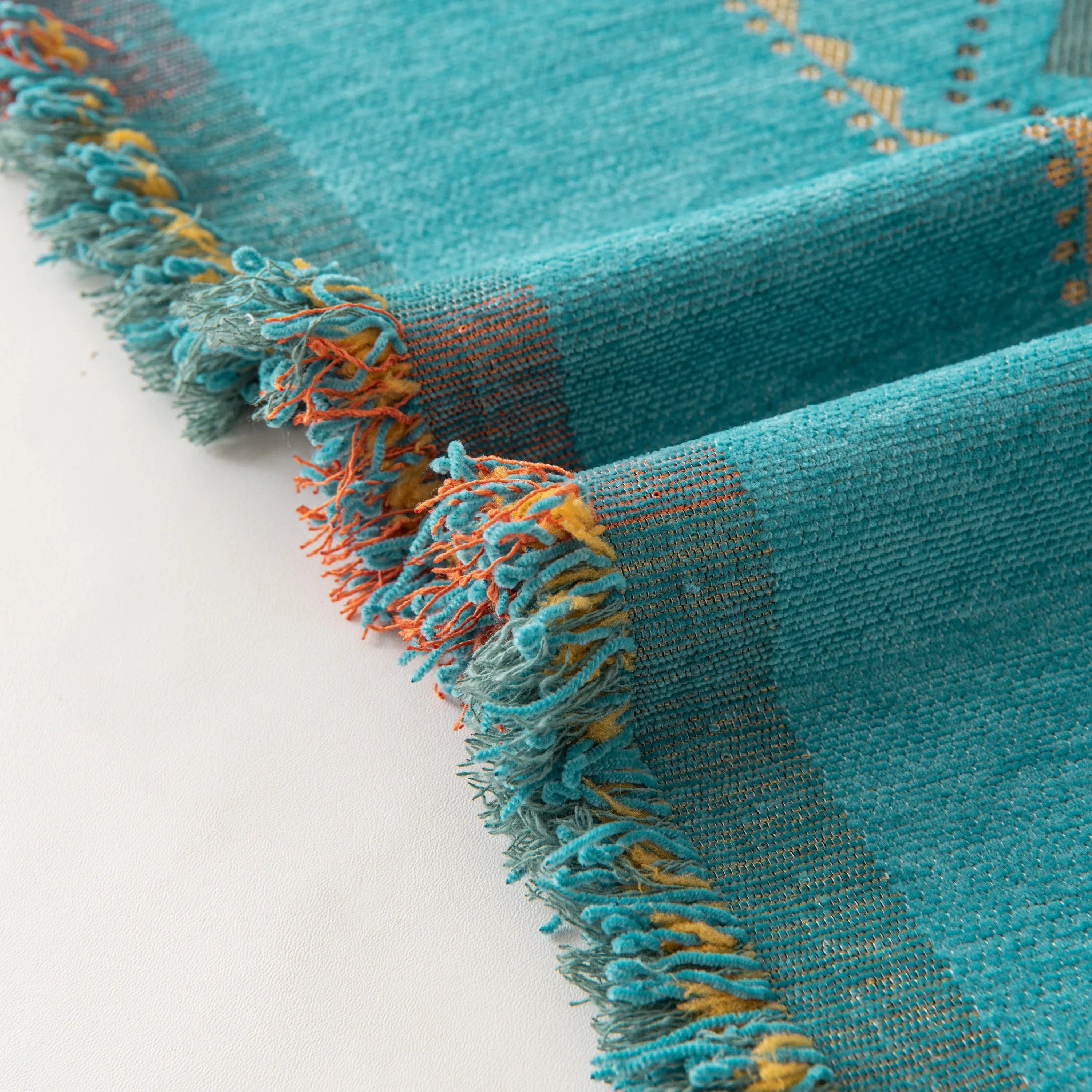 Bohemian Geometric Sofa Throw Cover, Cozy & Protective Ethnic-Inspired Couch Cover - TaroTextile