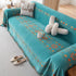 Bohemian Geometric Sofa Throw Cover, Cozy & Protective Ethnic-Inspired Couch Cover - TaroTextile