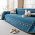 Bohemian Geometric Sofa Throw Cover, Cozy & Protective Ethnic-Inspired Couch Cover - TaroTextile