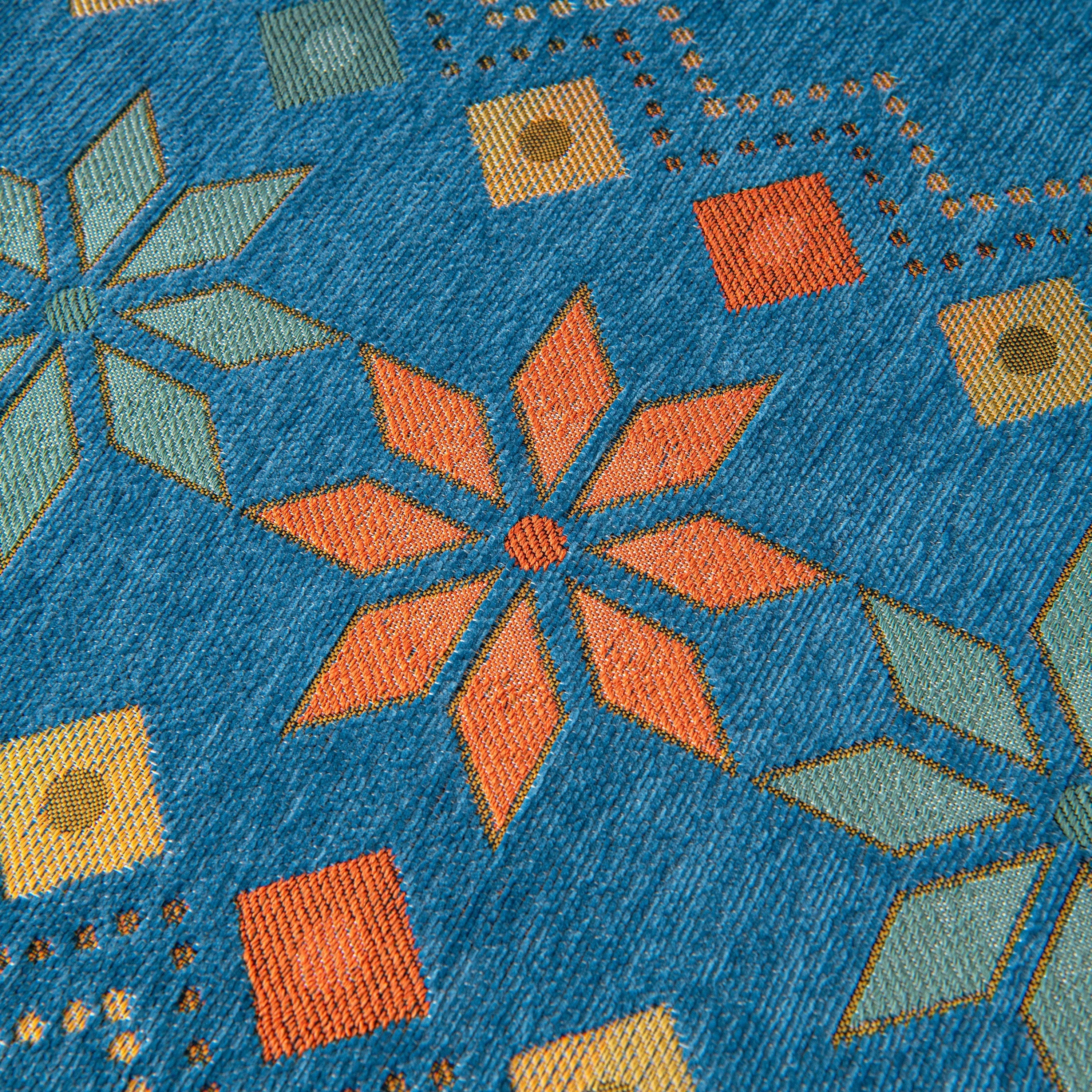 Bohemian Geometric Sofa Throw Cover, Cozy & Protective Ethnic-Inspired Couch Cover - TaroTextile