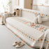 Bohemian Geometric Sofa Throw Cover, Cozy & Protective Ethnic-Inspired Couch Cover - TaroTextile