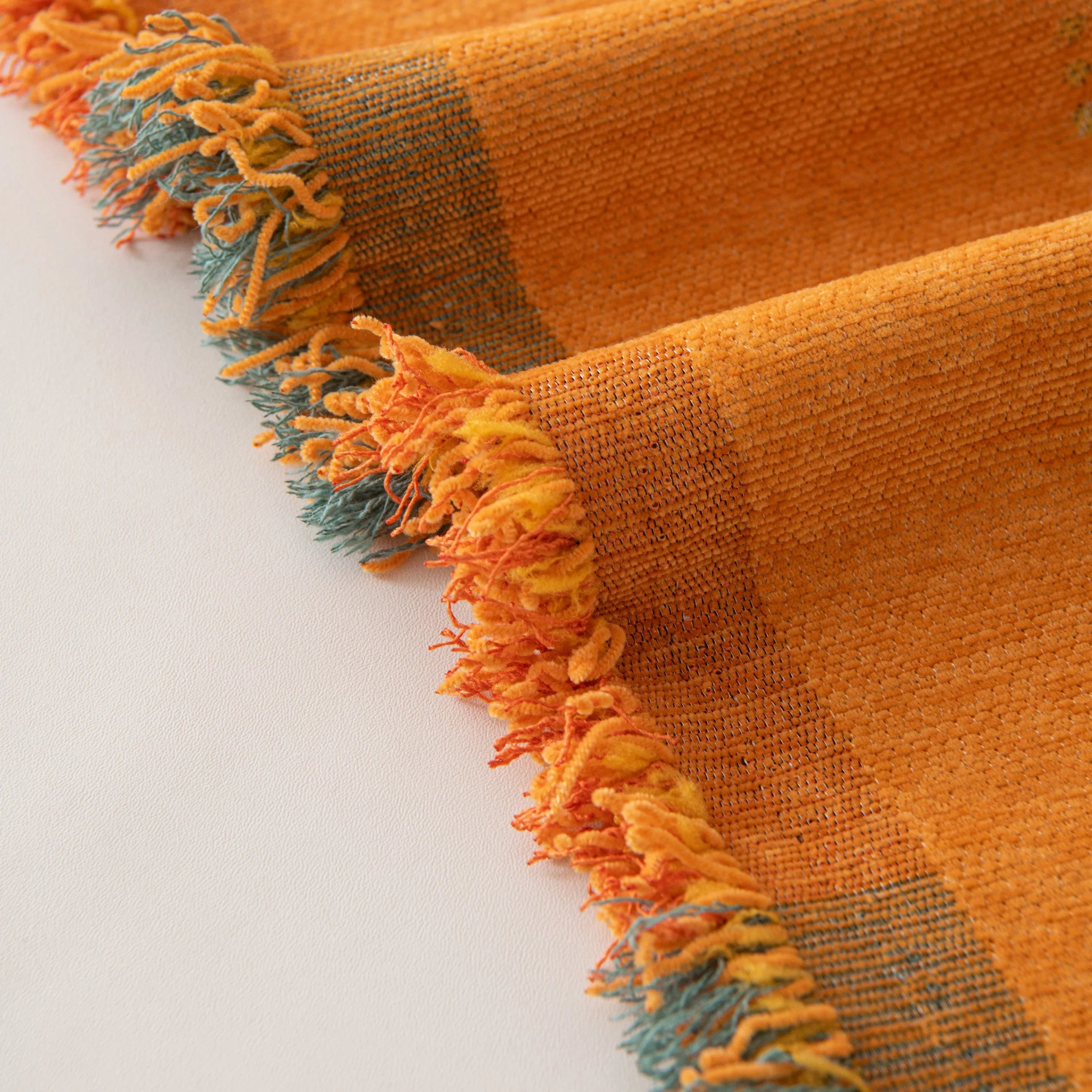 Bohemian Geometric Sofa Throw Cover, Cozy & Protective Ethnic-Inspired Couch Cover - TaroTextile