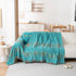 Bohemian Geometric Sofa Throw Cover, Cozy & Protective Ethnic-Inspired Couch Cover - TaroTextile