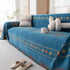 Bohemian Geometric Sofa Throw Cover, Cozy & Protective Ethnic-Inspired Couch Cover - TaroTextile