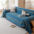 Bohemian Geometric Sofa Throw Cover, Cozy & Protective Ethnic-Inspired Couch Cover - TaroTextile