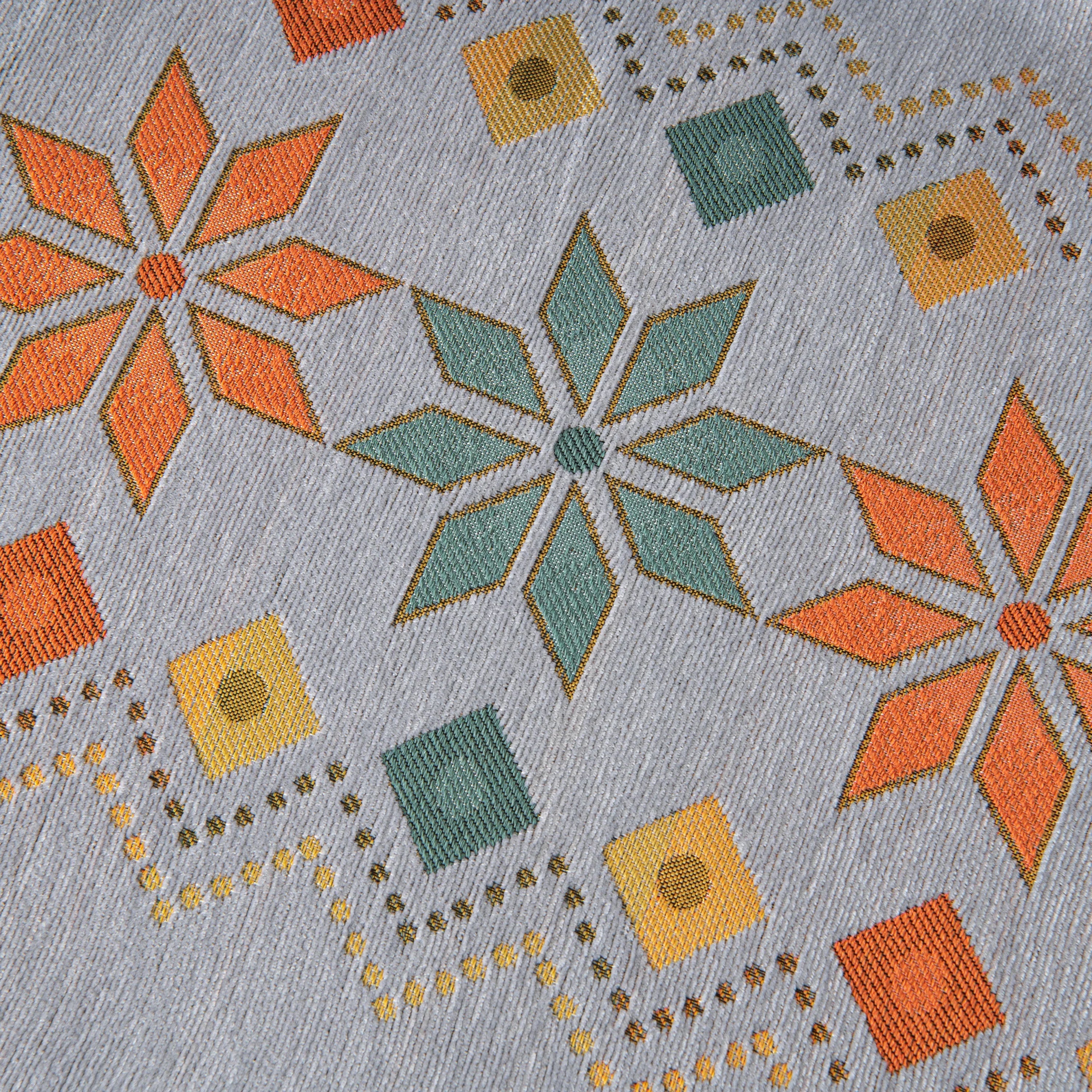 Bohemian Geometric Sofa Throw Cover, Cozy & Protective Ethnic-Inspired Couch Cover - TaroTextile