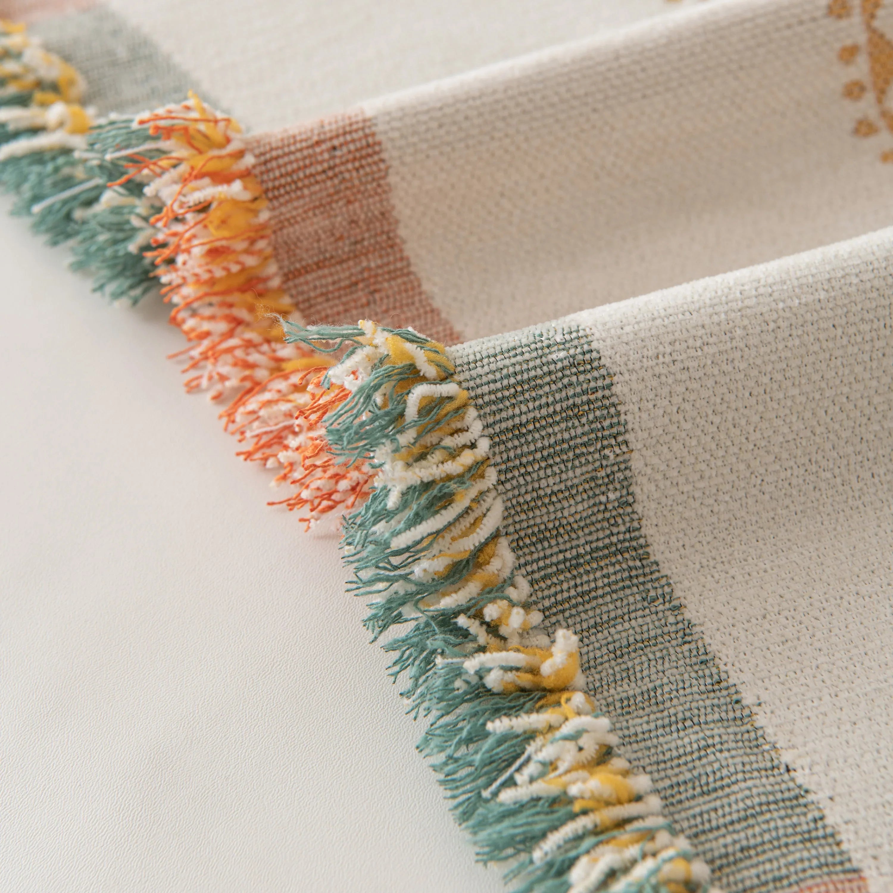 Bohemian Geometric Sofa Throw Cover, Cozy & Protective Ethnic-Inspired Couch Cover - TaroTextile