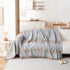 Bohemian Geometric Sofa Throw Cover, Cozy & Protective Ethnic-Inspired Couch Cover - TaroTextile