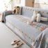 Bohemian Geometric Sofa Throw Cover, Cozy & Protective Ethnic-Inspired Couch Cover - TaroTextile