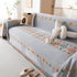 Bohemian Geometric Sofa Throw Cover, Cozy & Protective Ethnic-Inspired Couch Cover - TaroTextile