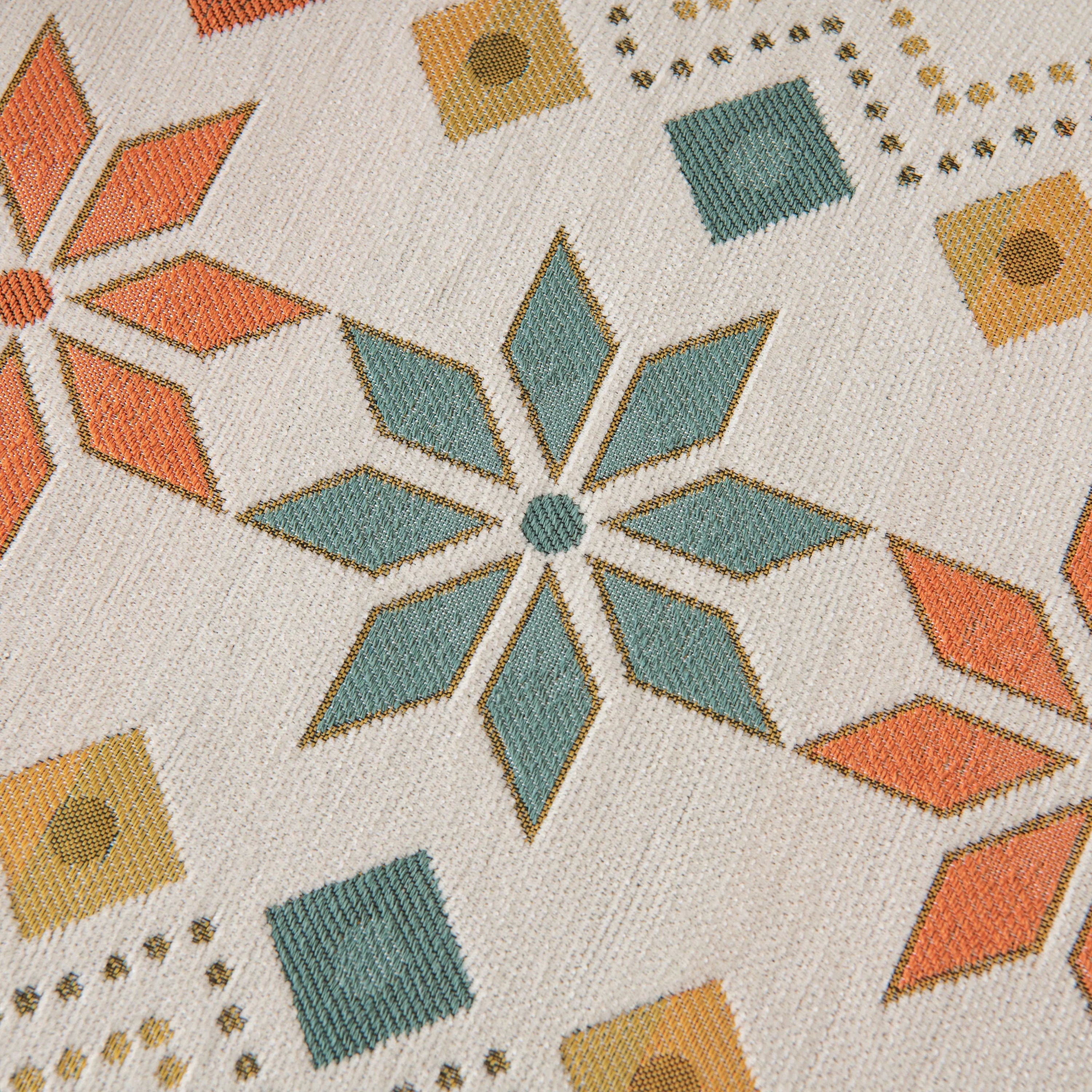 Bohemian Geometric Sofa Throw Cover, Cozy & Protective Ethnic-Inspired Couch Cover - TaroTextile