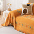 Bohemian Geometric Sofa Throw Cover, Cozy & Protective Ethnic-Inspired Couch Cover - TaroTextile