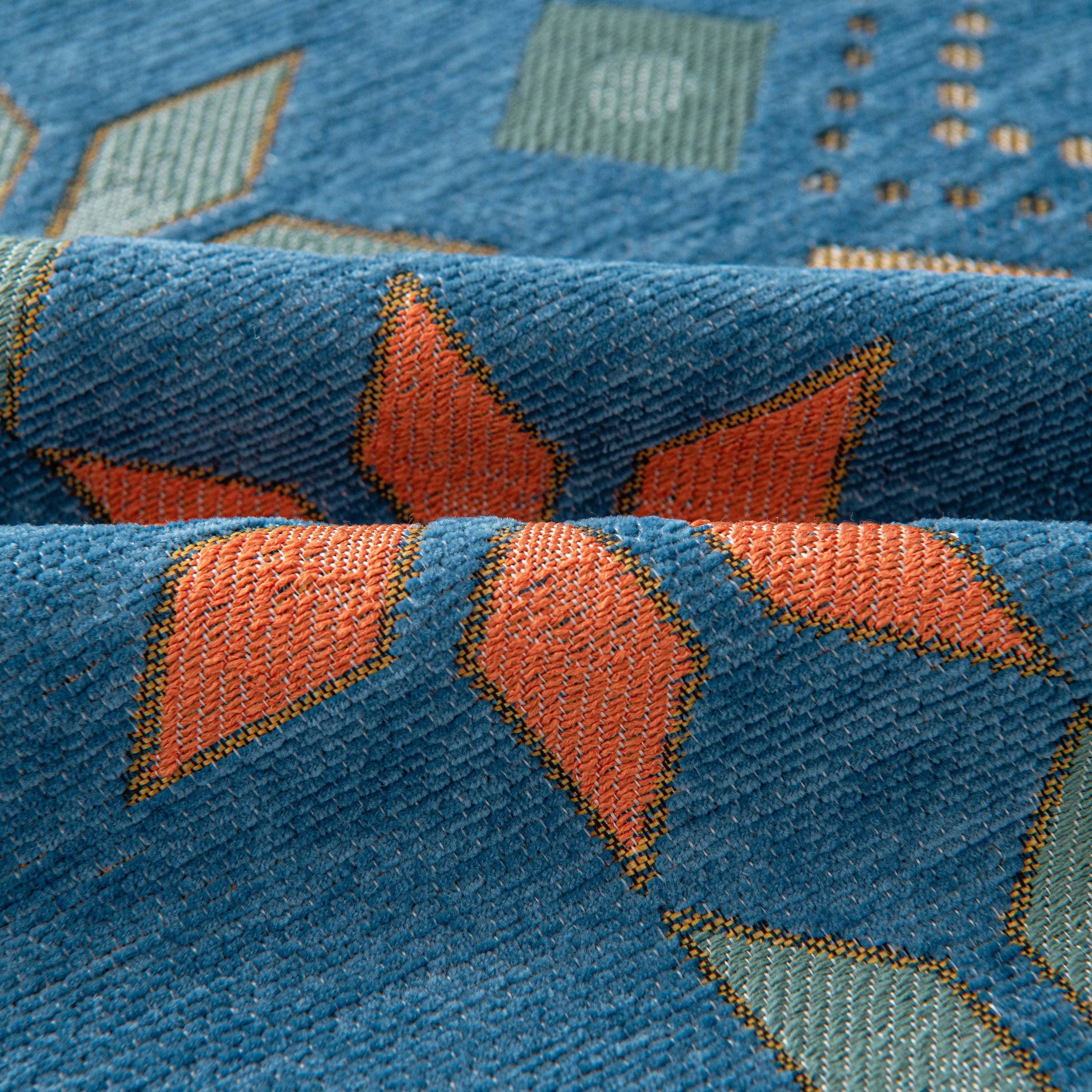 Bohemian Geometric Sofa Throw Cover, Cozy & Protective Ethnic-Inspired Couch Cover - TaroTextile