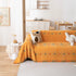 Bohemian Geometric Sofa Throw Cover, Cozy & Protective Ethnic-Inspired Couch Cover - TaroTextile