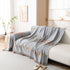 Bohemian Geometric Sofa Throw Cover, Cozy & Protective Ethnic-Inspired Couch Cover - TaroTextile