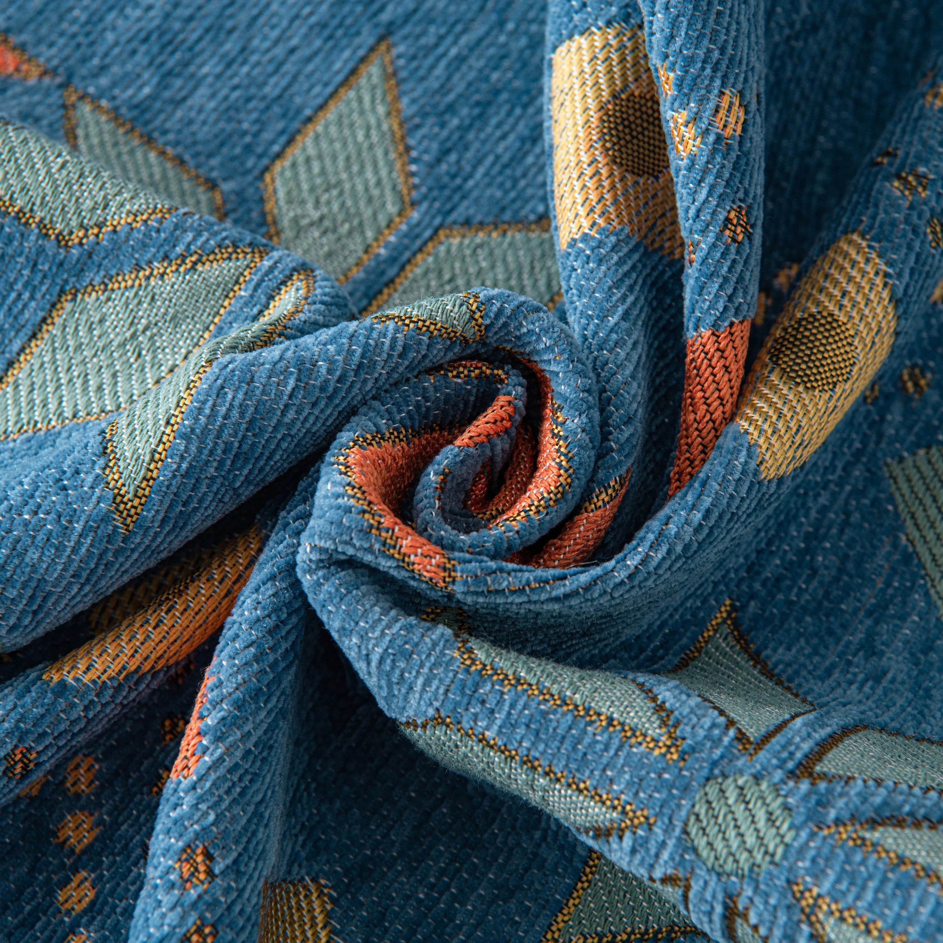 Bohemian Geometric Sofa Throw Cover, Cozy & Protective Ethnic-Inspired Couch Cover - TaroTextile