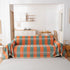Bohemian Geometric Sofa Throw Cover, Cozy & Protective Ethnic-Inspired Couch Cover - TaroTextile