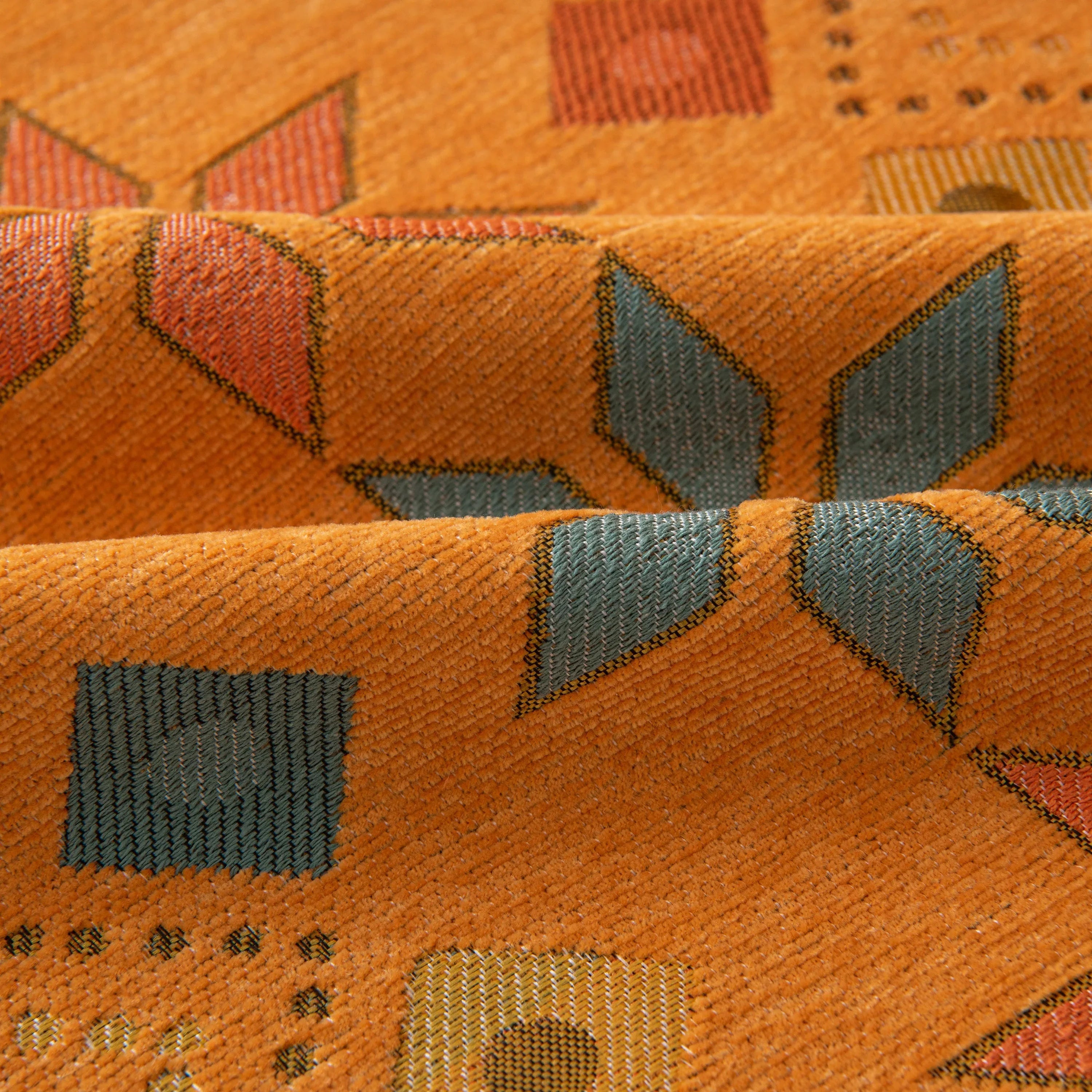 Bohemian Geometric Sofa Throw Cover, Cozy & Protective Ethnic-Inspired Couch Cover - TaroTextile