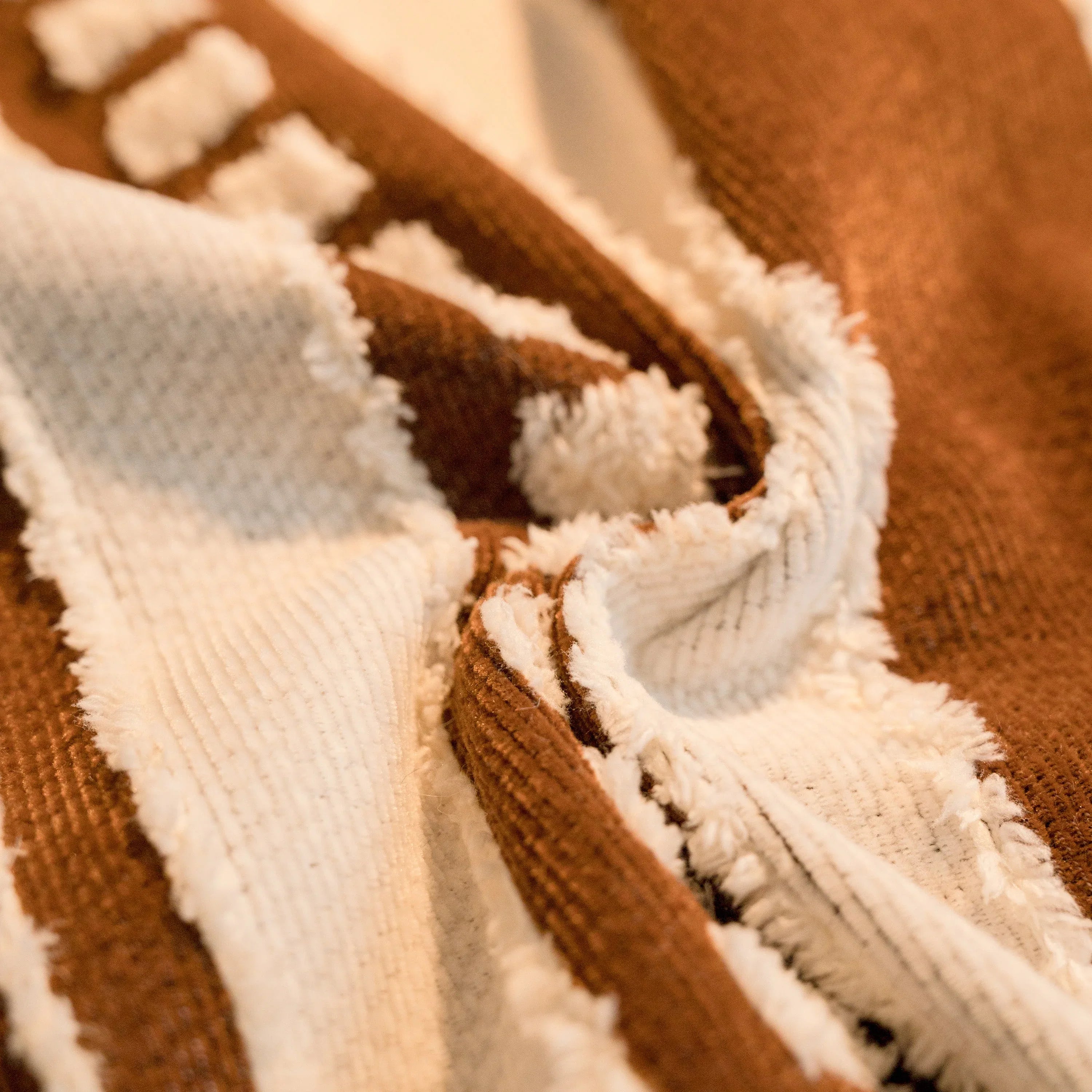 Bohemian Striped Sofa Cover, Decor Woven Throw for Couch, Loveseat, or Sectional - TaroTextile